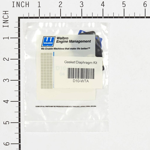 WALBRO D10-WTA - GASKET DIAPHRAGM KIT img3