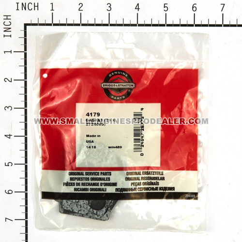 BRIGGS & STRATTON GASKET (10 X 272409S) 4179 - Image 3