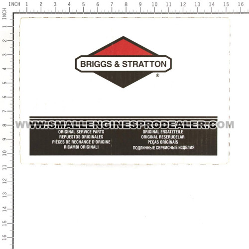 BRIGGS & STRATTON part 7028990YP - COVER BATTERY - Image 4