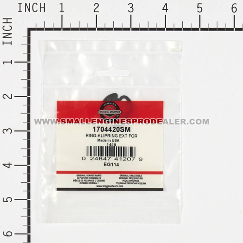 BRIGGS & STRATTON RING-KLIPRING EXT FOR 1704420SM - Image 3