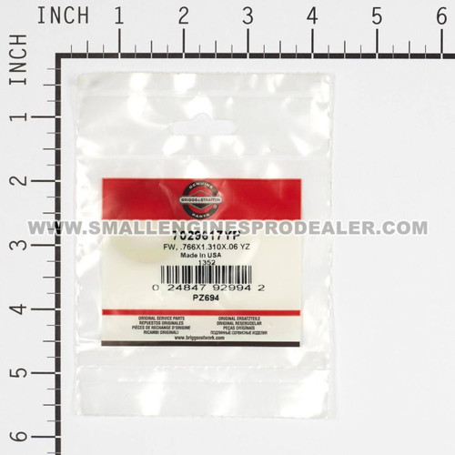 BRIGGS & STRATTON part 7029617YP - FW .766X1.310X.06 YZ - Image 3