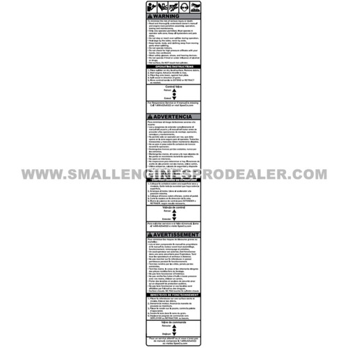 S52062100 - PART SPLITTER DECALCYL WARNING - OREGON - Image 1 
