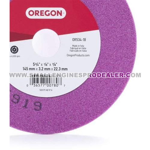 OR534-18-CBN - CBN GRINDING WHEEL 5-3/4 X 1/8 - OREGON -image3