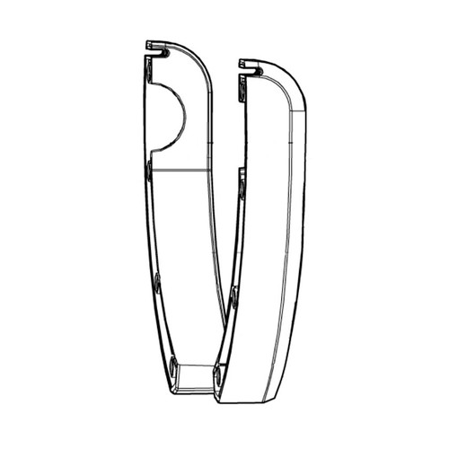 MAKITA TE00000261 - BACK COVER SUPPORT DCF102 - Authentic OEM part