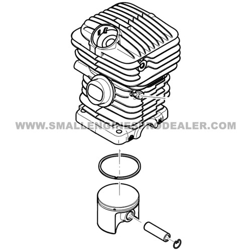 MAKITA 196384-3 - CYLINDER PISTON SET - Image 2