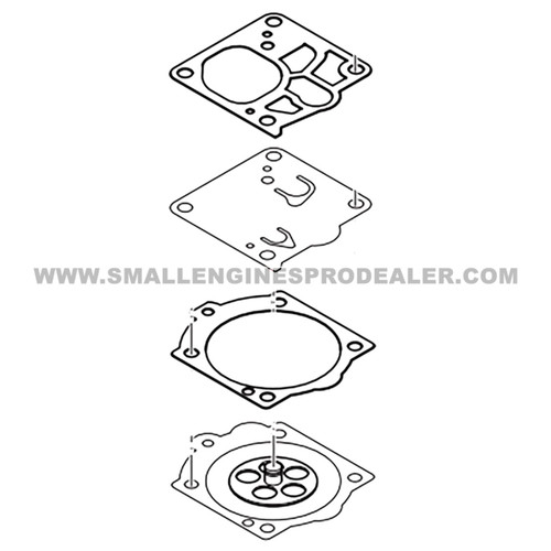 MAKITA 957-151-180 - SET DIAPHRAGM/GASKETS (WALBRO) - Image 4