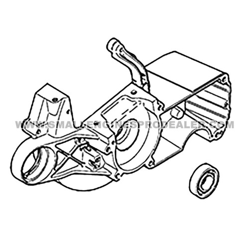 MAKITA 038-111-160 - CRANKCASE MAG. SIDE-RED - Image 2