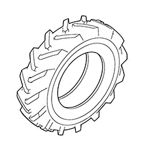 MAKITA 422159-7 - FRONT TIRE 430 XUC01 - Authentic OEM part