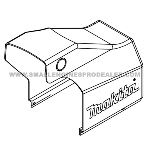 MAKITA 433011-E - MOTOR COVER - Image 4