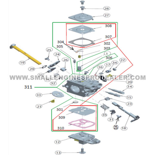 MAKITA 161371-1 - CARBURETOR - Image 5