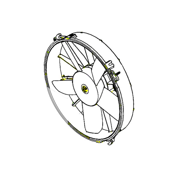 HUSTLER 601593 - COOLING FAN 12 IN - HUSTLER MOWERS 601593