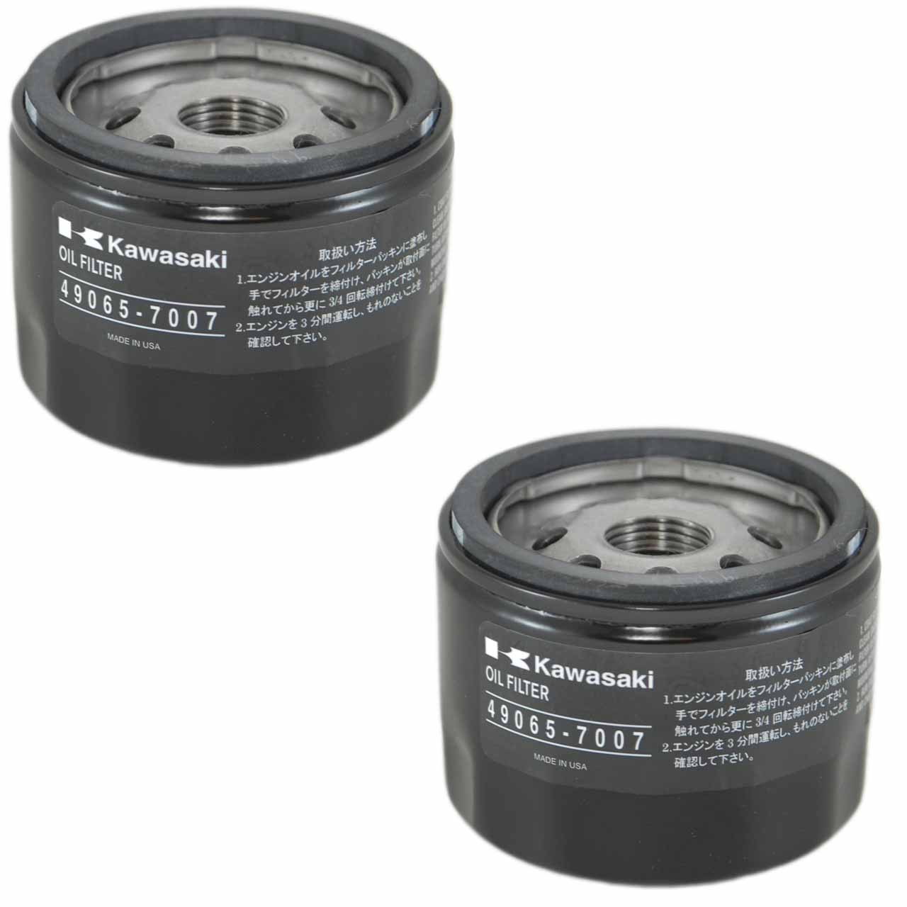 Kawasaki OEM Oil Filter 490657007 For FX921V - 31HP Engine (2 Pack