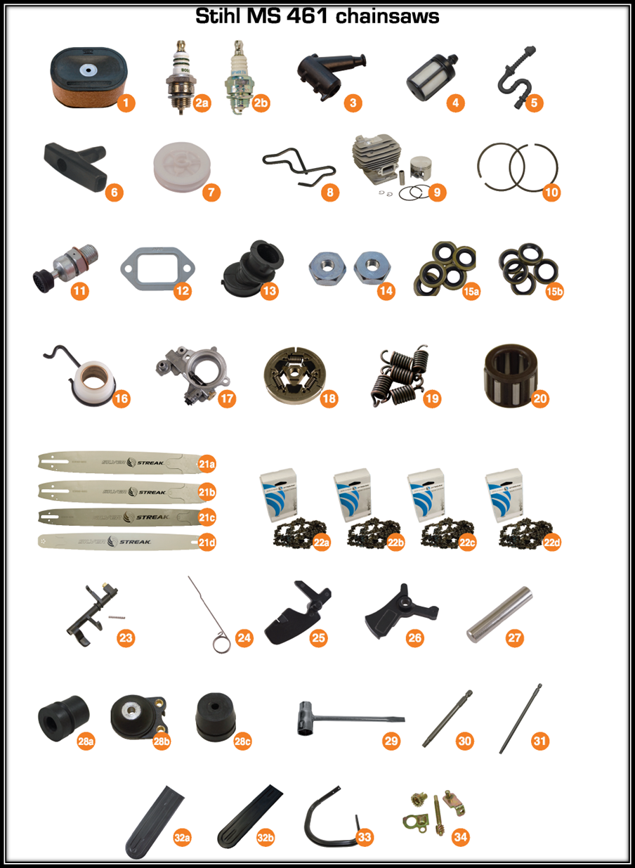 STIHL MS461 is an excellent gas chainsaw for professional use