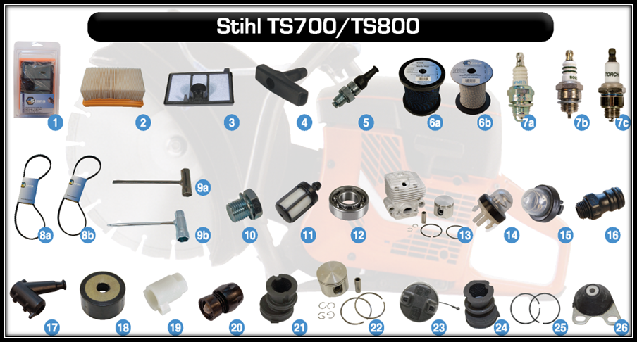 thumbnail image 2 of Genuine STIHL Air Filter Cover For TS700, TS800 Concrete Cut-Off Saws - OEM 4224 140 1000 2 of 6