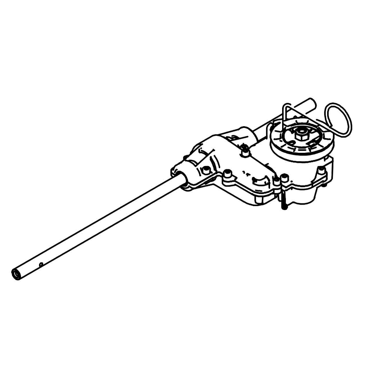 chii★ YBRAVO 201399-1 - TRANSMISSION ASSEMBLY 25 GEN II (WHITE PULLEY