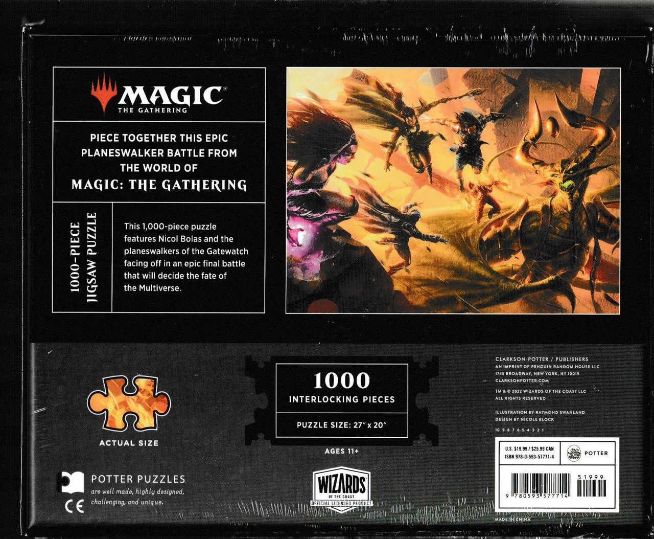 Magic: The Gathering 1,000-Piece Puzzle: War of the Spark