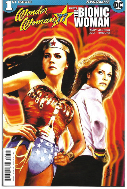WONDER WOMAN 77 BIONIC WOMAN #1 (OF 6) CVR A STAGGS (DYNAMITE 2016)