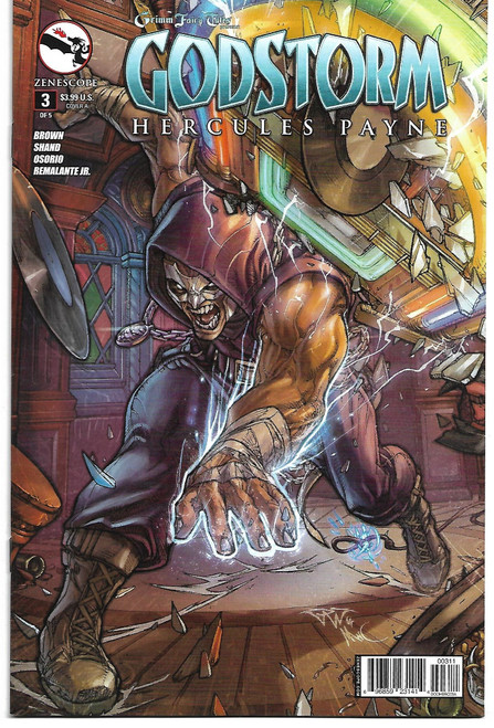 GFT GODSTORM HERCULES PAYNE #3 (OF 5) A CVR PANTALENA (ZENESCOPE 2014)