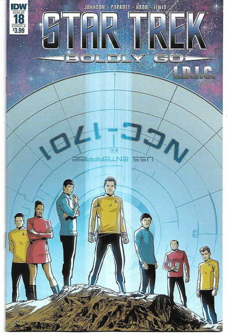 STAR TREK BOLDLY GO #18 CVR A HOOD  (IDW 2018)