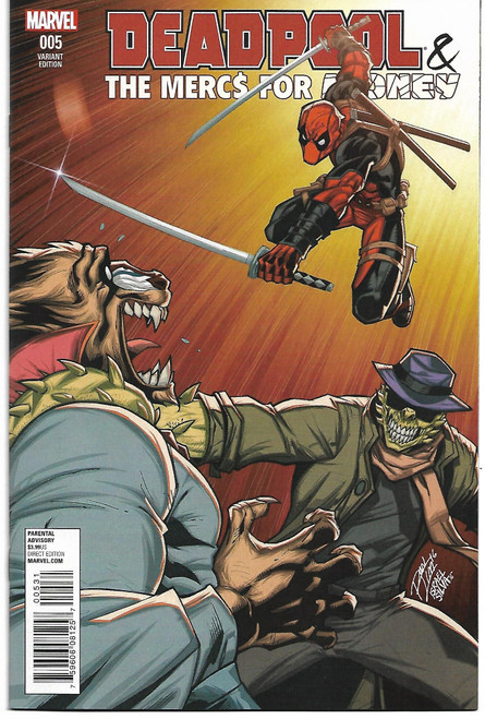 DEADPOOL ANDMERCS FOR MONEY #5 (OF 5) LIM VAR (MARVEL 2016)