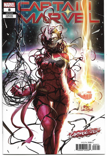 CAPTAIN MARVEL (2019) #8 INHYUK LEE CARNAGE-IZED VAR (MARVEL 2019)