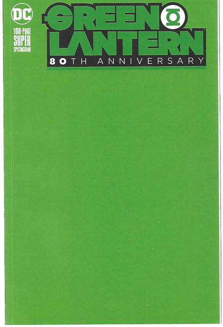 GREEN LANTERN 80TH ANNIV 100 PAGE SUPER SPECT #1 BLANK VAR  (DC 2020)