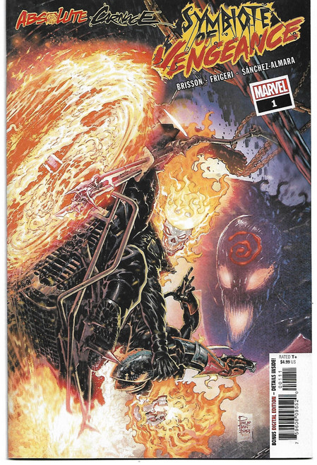 ABSOLUTE CARNAGE SYMBIOTE OF VENGEANCE #1 (MARVEL 2019)