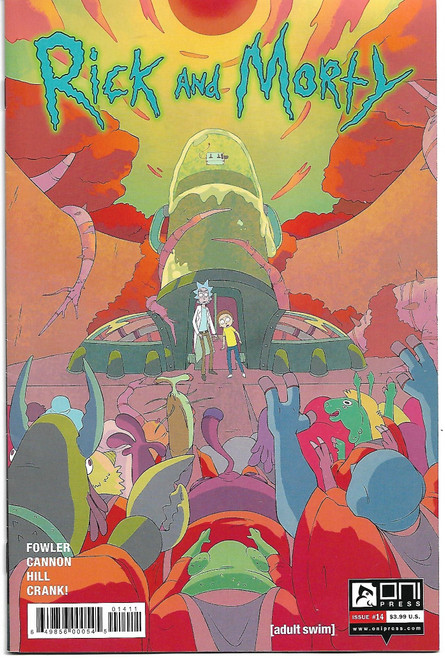 RICK AND MORTY #14 (ONI 2016) PREVIOUSLY OWNED