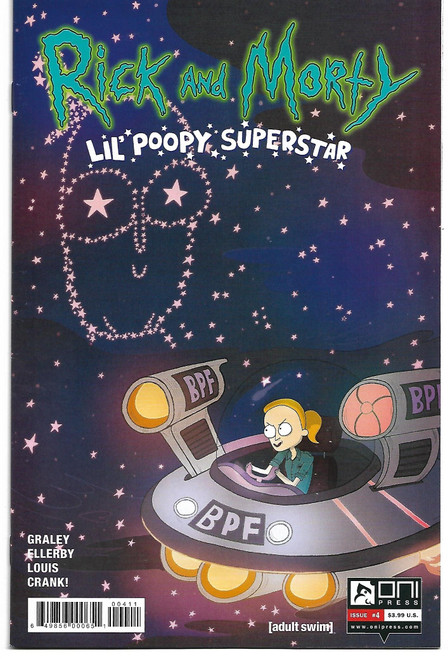 RICK & MORTY LIL POOPY SUPERSTAR #4 (OF 5) (ONI 2016) PREVIOUSLY OWNED