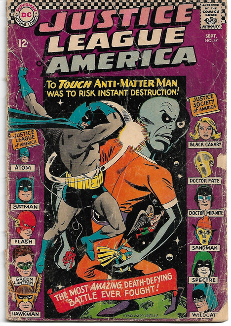 JUSTICE LEAGUE OF AMERICA #047 (DC 1966)