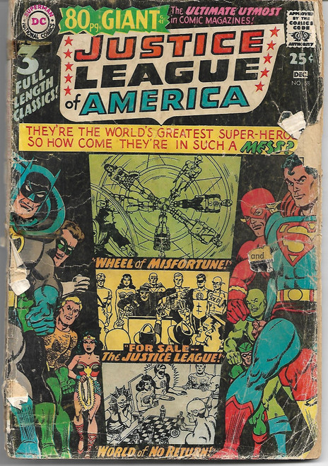 JUSTICE LEAGUE OF AMERICA #058 (DC 1967)