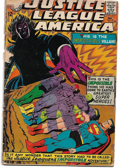 JUSTICE LEAGUE OF AMERICA #059 (DC 1968)