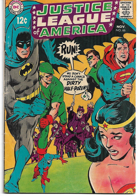 JUSTICE LEAGUE OF AMERICA #066 (DC 1968)