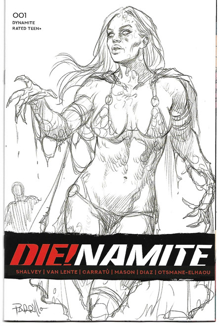 DIE!NAMITE #1 50 COPY PARRILLO B&W INCV (DYNAMITE 2020)