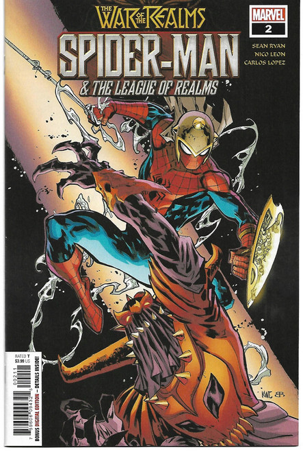 WAR OF THE REALMS SPIDER-MAN & THE LEAGUE OF REALMS #2 (MARVEL 2019)