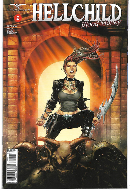 HELLCHILD BLOOD MONEY #2 (OF 4) CVR A SALAZAR  (ZENESCOPE 2019)