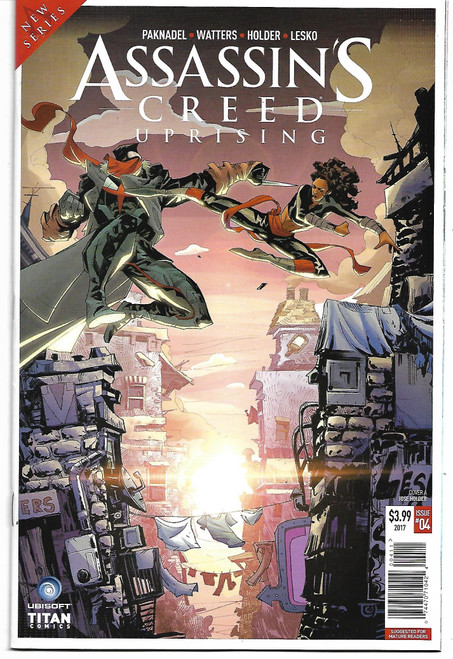 ASSASSINS CREED UPRISING #4 CVR A HOLDER (TITAN COMICS 2017)