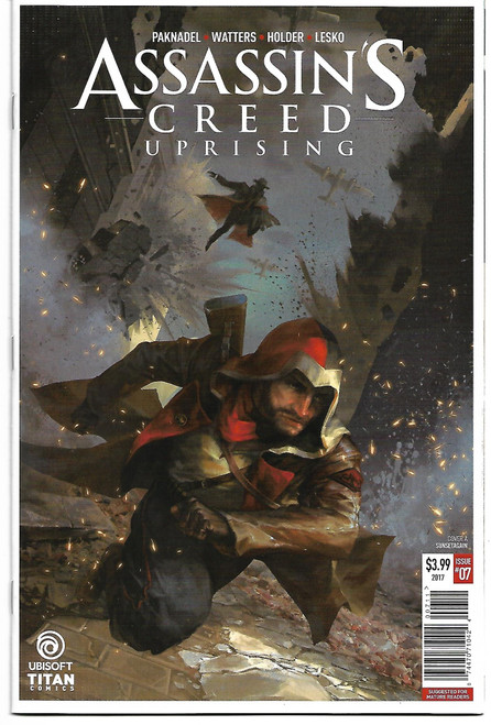 ASSASSINS CREED UPRISING #7 CVR A SUNSETAGAIN (TITAN COMICS 2017)