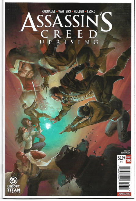 ASSASSINS CREED UPRISING #8 CVR A SUNSETAGAIN (TITAN COMICS 2017)