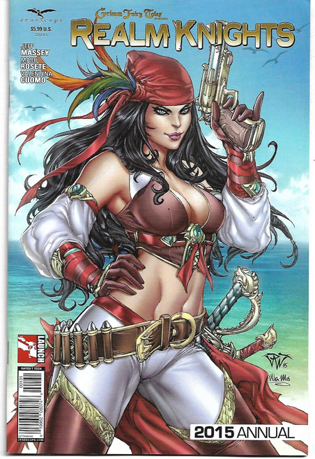 GFT PRESENTS 2015 REALM KNIGHTS ANNUAL C CVR PANTALENA (ZENESCOPE 2015)