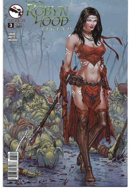 GFT ROBYN HOOD LEGEND #3 (OF 5) B CVR MALSUNI  (ZENESCOPE 2014)