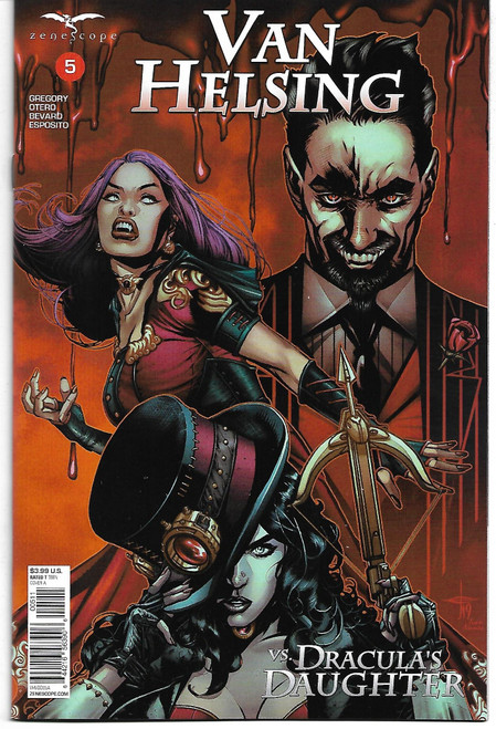 VAN HELSING VS DRACULAS DAUGHTER #5 (OF 5) CVR A JOHNSON (ZENESCOPE 2019)