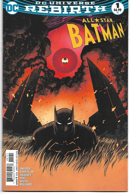 ALL STAR BATMAN #01 SHALVEY VAR ED (DC 2016)
