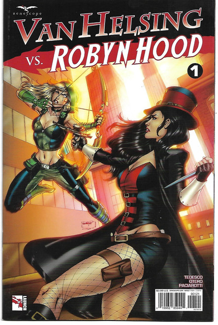 VAN HELSING VS ROBYN HOOD #1 (OF 4) B CVR GOH (ZENESCOPE 2018)