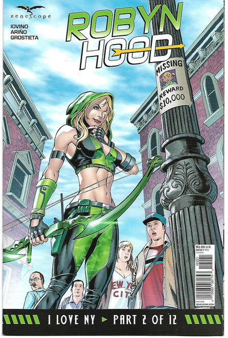 GFT ROBYN HOOD I LOVE NY #02 (OF 12) B CVR REYES (ZENESCOPE 2016)