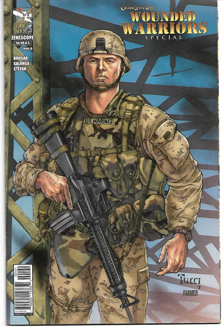 GFT WOUNDED WARRIORS SPECIAL D CVR TUCCI  (ZENESCOPE 2013)