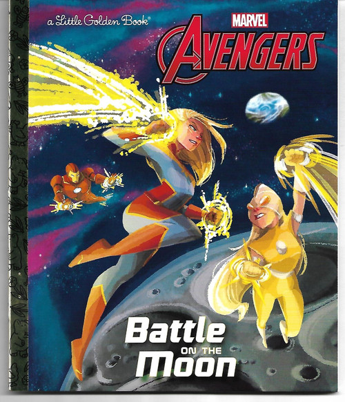 Battle on the Moon (Marvel Avengers) LITTLE GOLDEN BOOK