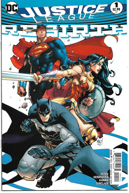 JUSTICE LEAGUE (2016) #00 REBIRTH #1 VAR ED (DC 2016)