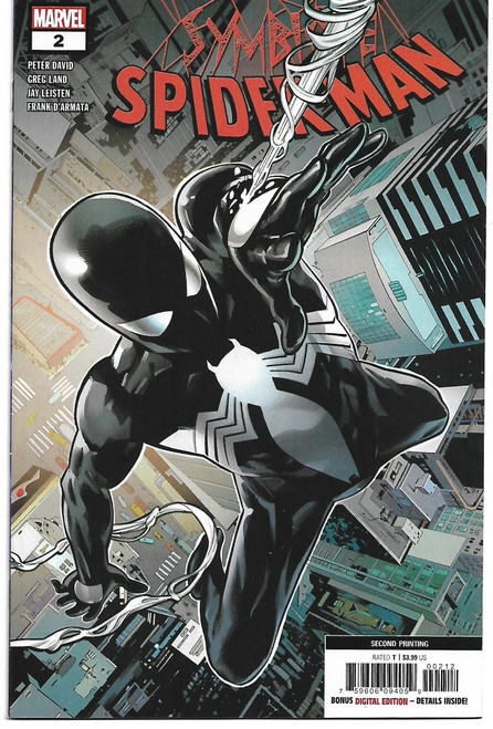 SYMBIOTE SPIDER-MAN #2 (OF 5) 2ND PTG VAR (MARVEL 2019)