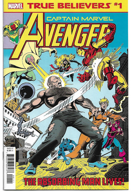 TRUE BELIEVERS CAPTAIN MARVEL AVENGER #1